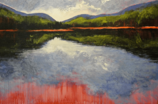 Inward Reflection / 48" x 72" / acrylic on canvas