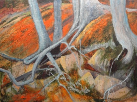 Lover's Limbs / 36" x 48" / acrylic on canvas