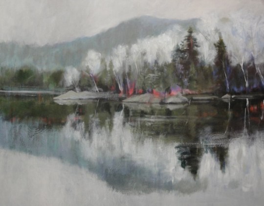 Spirit Island / acrylic on canvas / 24" x 30"