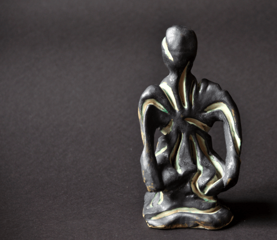 Las venas - Clay and glaze