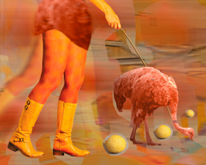 "The Walker" Digital Imaging, 2013