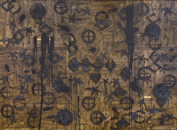 "Napalm" (2011) by U.S. artist Rashid Johnson. It will be shown by the London and Zurich dealers Hauser & Wirth at the 38th edition of the FIAC fair in Paris, previewing Oct. 19.