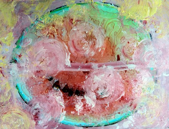 MELANCIA, photography and acrylic painting