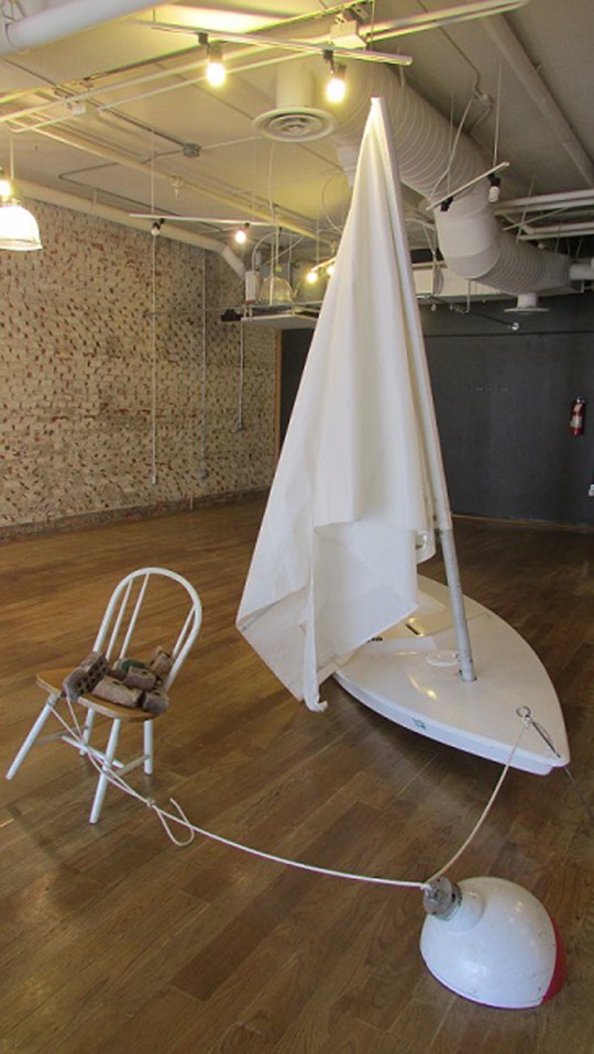 "John Woolman's Gift"       Mixed media installation