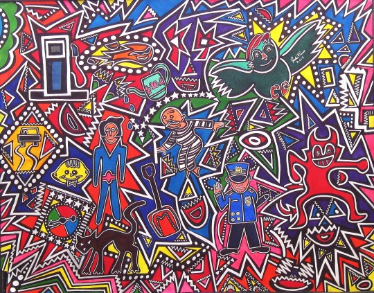 "That Jailbird's a Lemonhead" 28x22