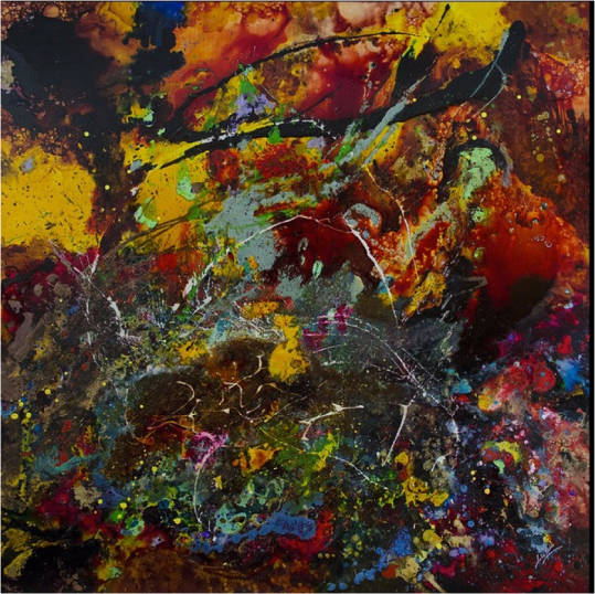  Julio Mejia Contemplation of divine things 60”x60” http://www.juliomejiaart.com/#!Contemplation-of-Devine-Things-2014/zoom/c1z1f/image1ikq 