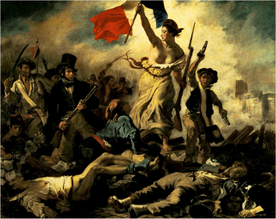 Liberty leading the people | Eugène Delacroix | 1830 http://silverandexact.files.wordpress.com/2012/02/liberty-leading-the-people-eugc3a8ne-delacroix-1830.jpg 