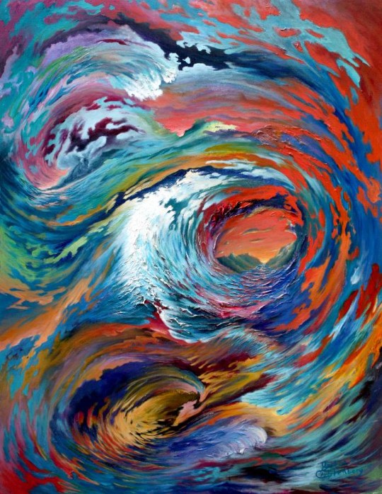 Incurrence, 42"x54" acrylic on canvas (2010)