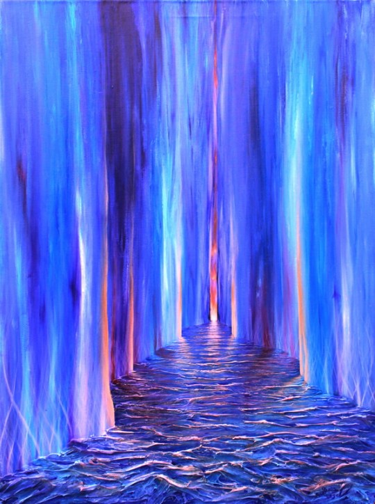 The Return, 33"x44" acrylic on canvas (2009)