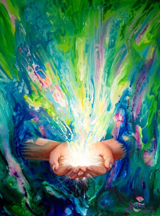 The Offering, 24"x30" acrylic on canvas (3/2013)