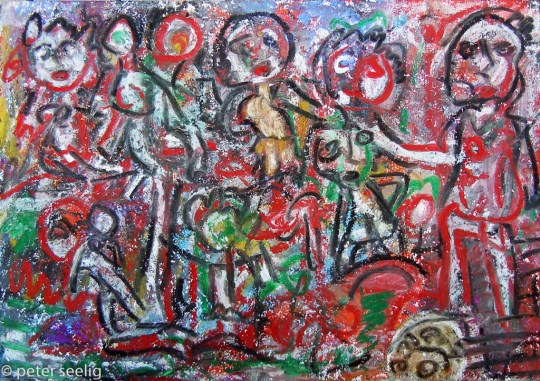 on the traces of Claude Monet and Joan  Mitchel #1