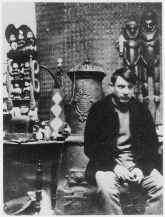 Picasso in his studio https://uncrated.files.wordpress.com/2012/06/2.jpg 