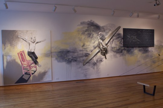 Follow and Guide: Wall Drawing, Campus Gate Art Gallery, Young Harris, GA