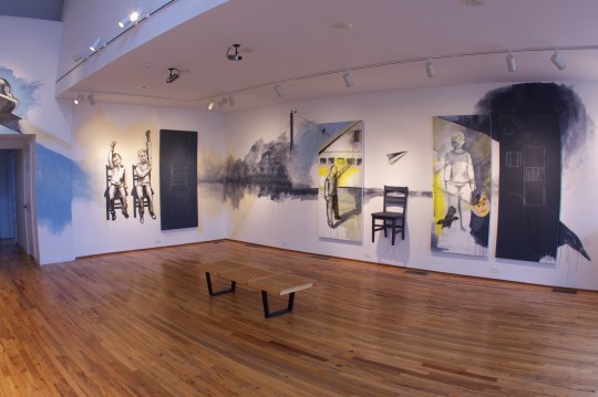 Follow and Guide: Wall Drawing, Campus Gate Art Gallery, Young Harris, GA