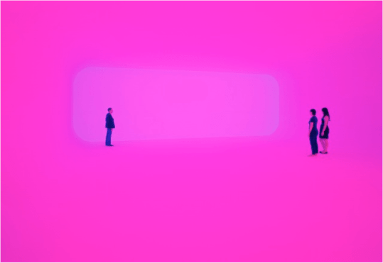 James Turrell Breathing Light, 2013. LED light into space, Dimensions variable. http://www.pacegallery.com/artists/473/james-turrell 