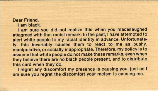 Adrian Piper calling card 1986 http://lemagazine.jeudepaume.org/wp-content/uploads/2013/08/Piper1986-90CallingC5017D4.png