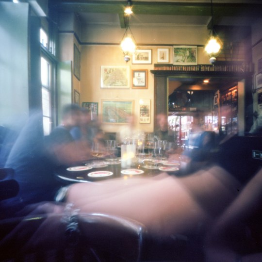 Pinholers Enjoying Jenever