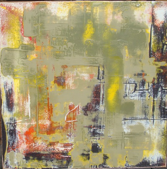 Acrylic on Board, 2 X 2 ft