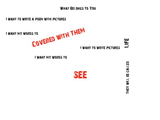 KD Rose What Belongs to You WORDS only