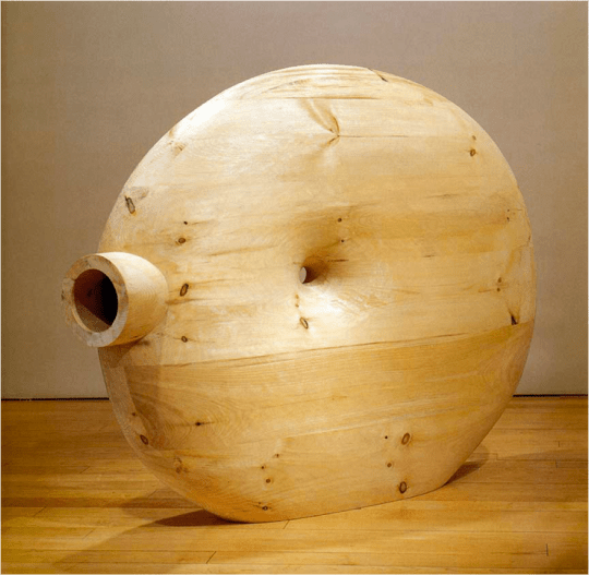 Martin Puryear, Deadeye, detail, 2002, Pine, 58-¼ x 68-1/16 x 13-3/8”, Private collection, Image courtesy McKee Gallery, New York, Photo: Michael Korol, New York © 2007 Martin Puryear. http://arttattler.com/archivepuryear.html