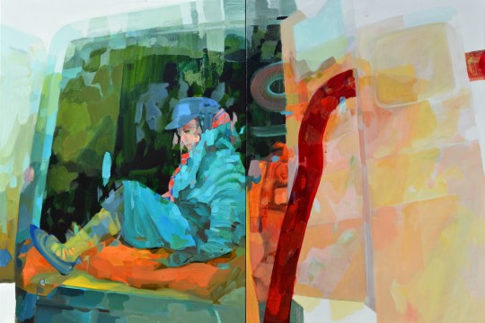 The red curvature (dyptich)