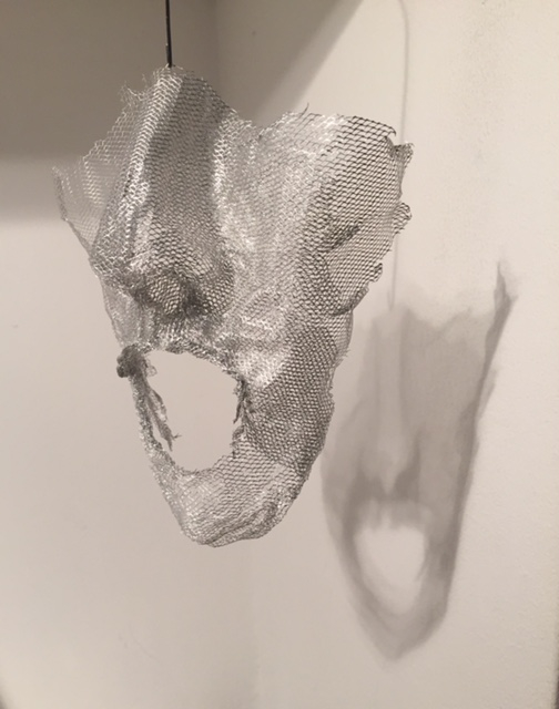 Beneath my Mask - aluminium mesh