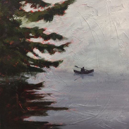 Pink Pond #1 / 12" X 12" 