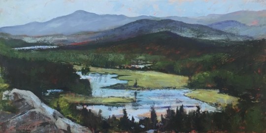 The Present Moment Becomes Long Ago / 24" X 48"