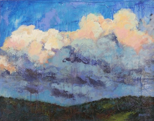 Un Peu Perdu dans les Nuages / 16" X 20"